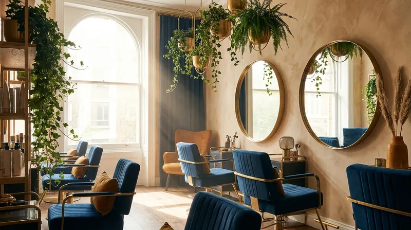 Bright salon interior with styling chairs, How to Start a Tattoo Studio in New Mexico