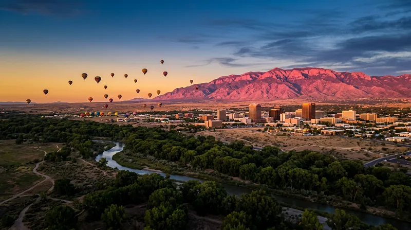 Albuquerque skyline representing New Mexico business opportunities